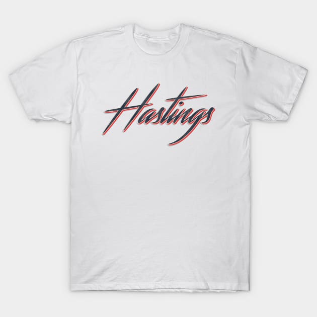 Hastings City in USA T-Shirt by PowelCastStudio